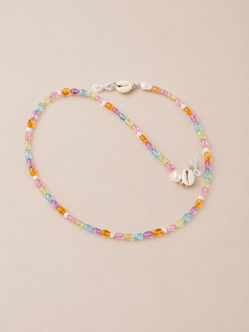 Brillenkette mit Muscheln