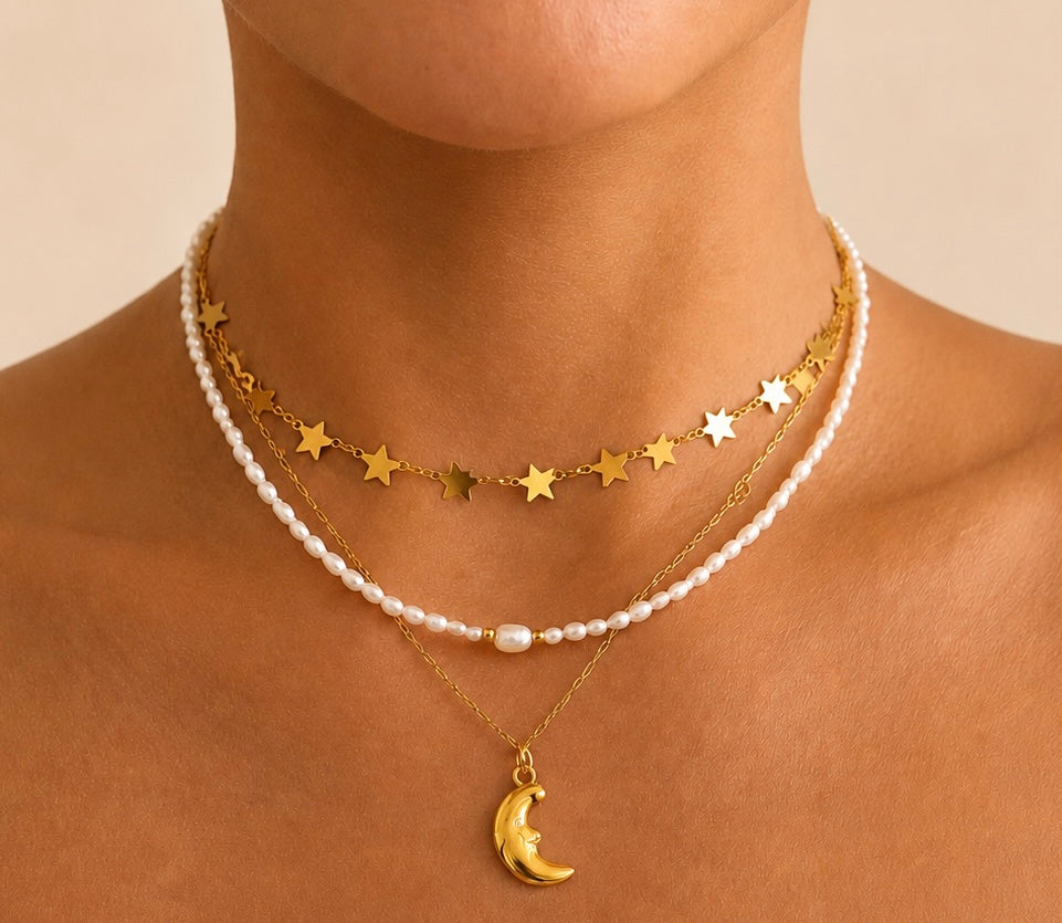 Layer Kette Mond