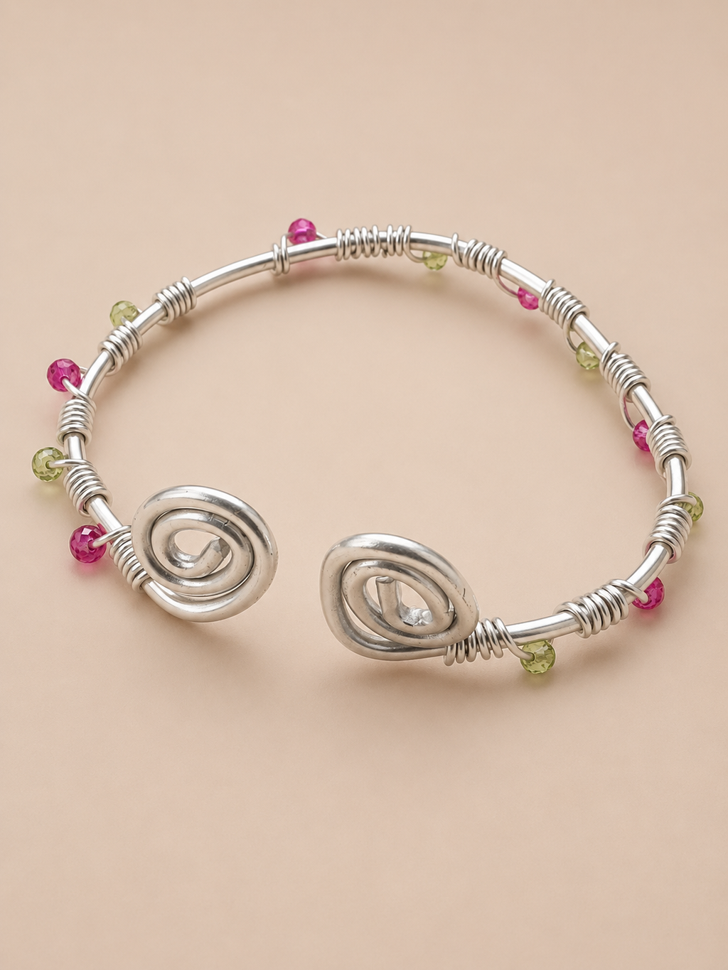 Armreif Pink Swirl