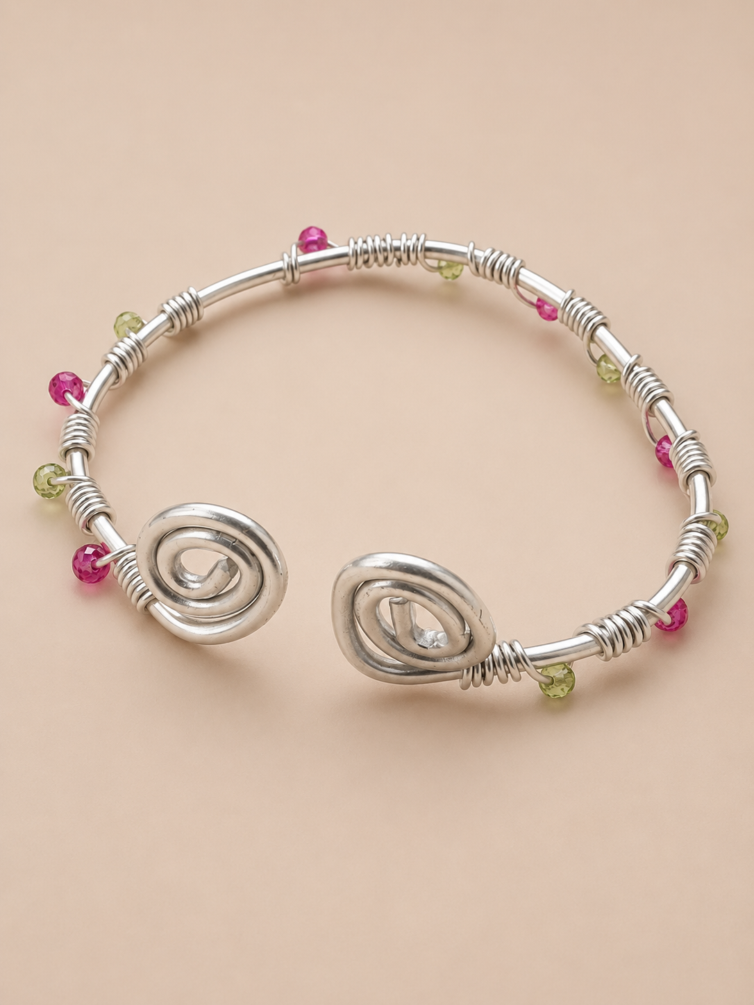 Armreif Pink Swirl