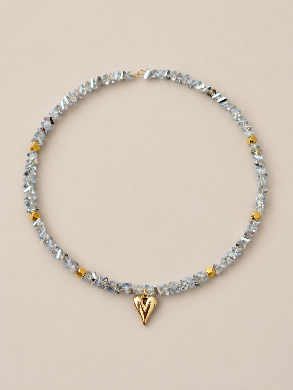 Choker Golden Heart