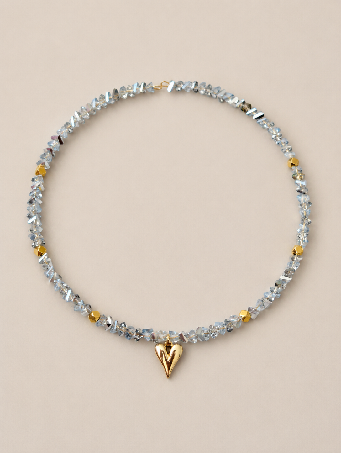 Choker Golden Heart