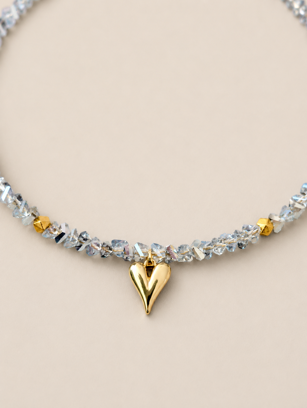 Choker Golden Heart