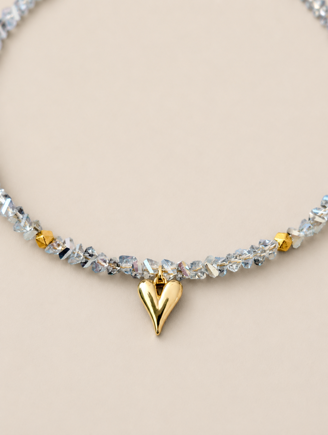 Choker Golden Heart