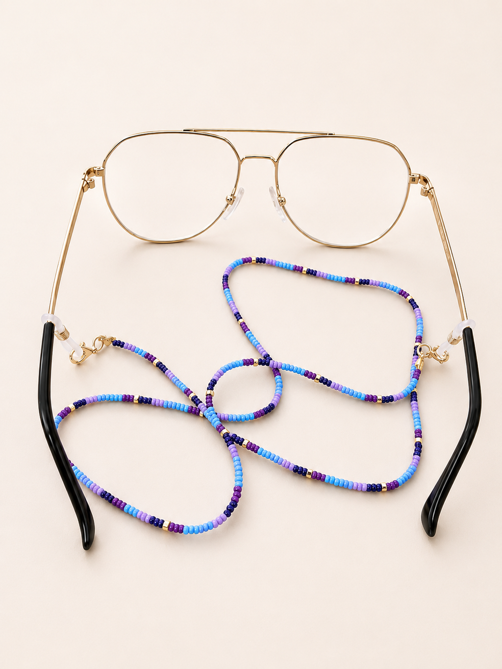 Brillenkette Ocean Violett