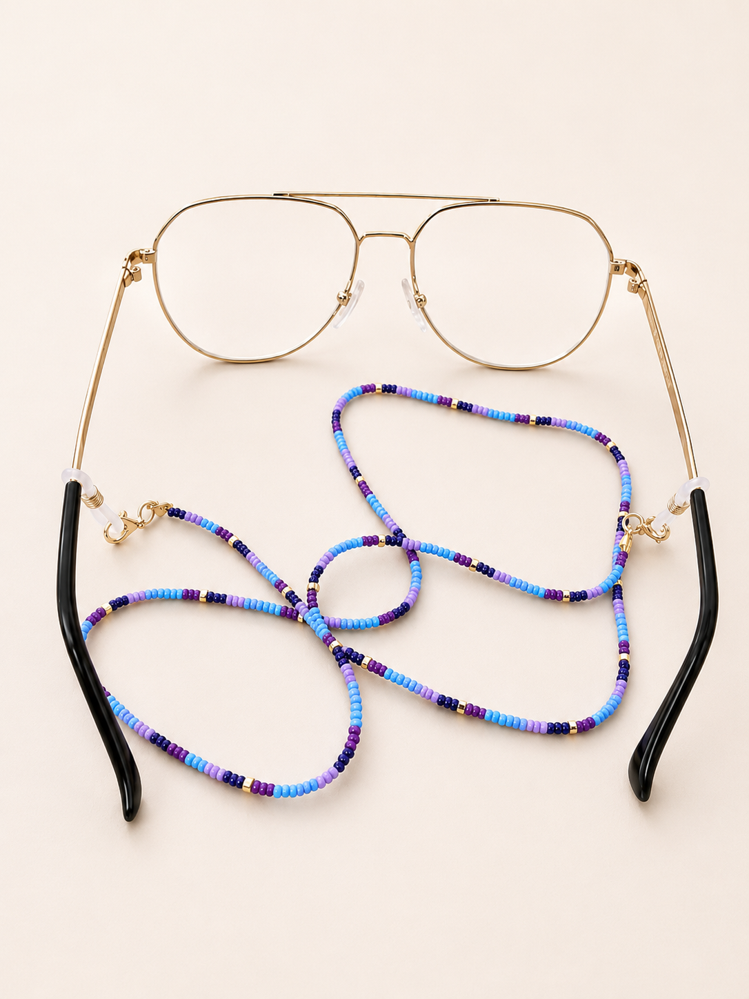 Brillenkette Ocean Violett