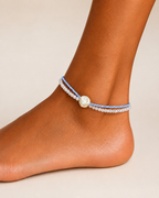 Fußkette Ocean Pearl Duo