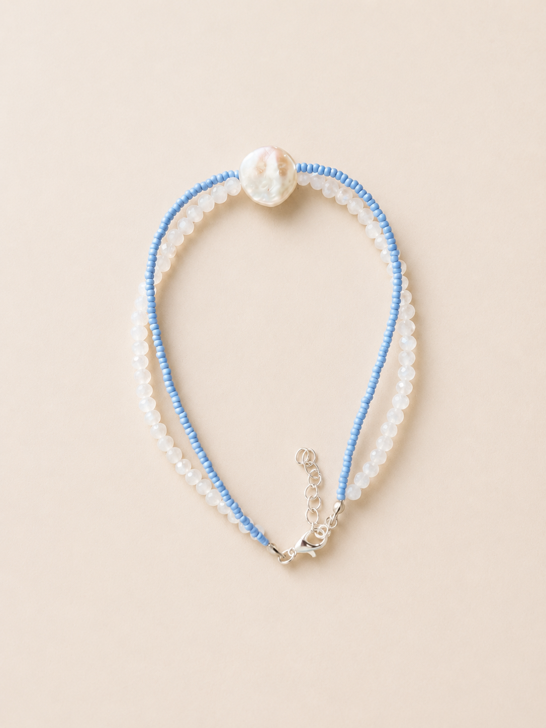 Fußkette Ocean Pearl Duo
