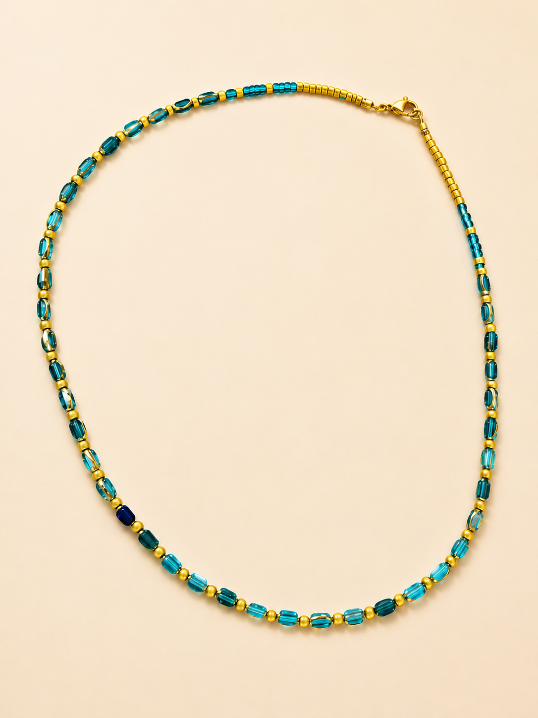 Halskette Blue Green