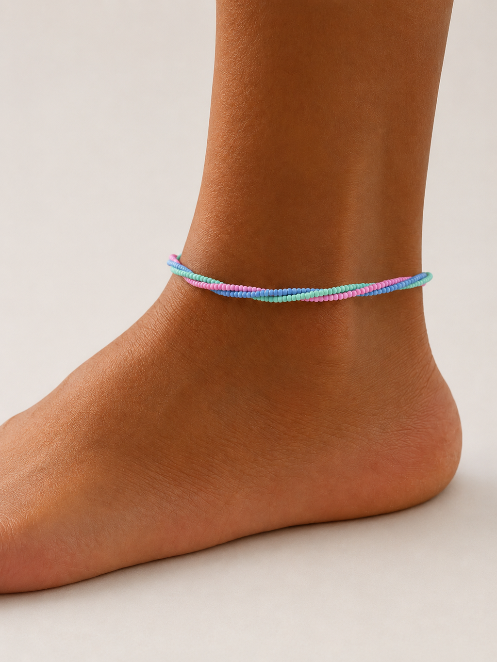 Fußkette Cotton Candy