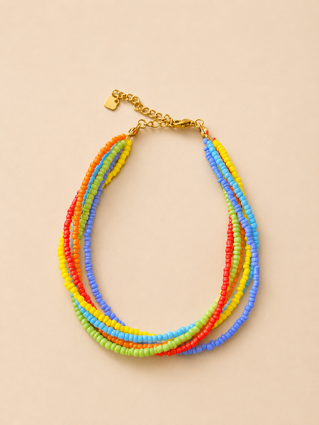 Fußkette Regenbogen Love