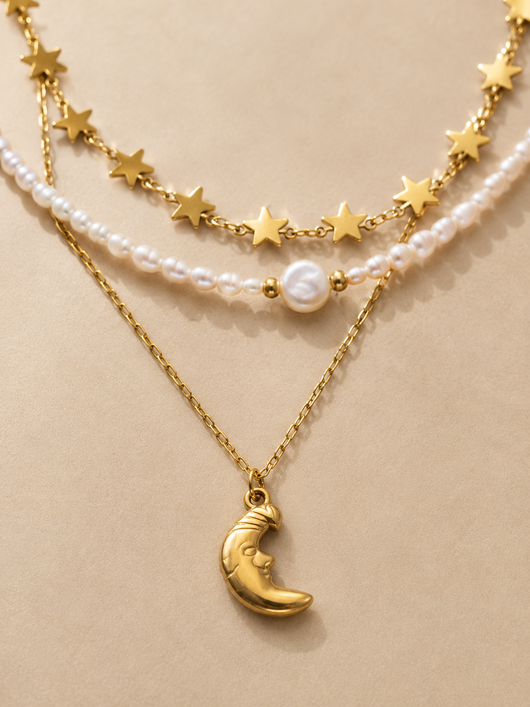 Layer Kette Mond