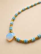 Choker Opalit Perlenkette