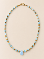 Choker Opalit Perlenkette